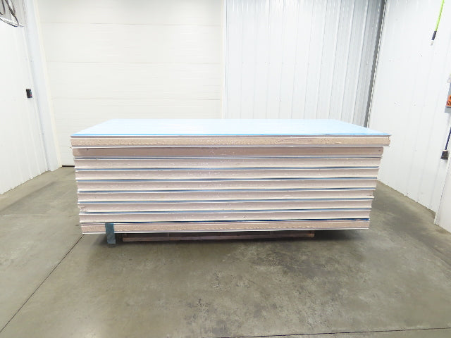 Structural Insulated Cooler Panels 4" Foam 46x108" Cold Storage Metal Interlock
