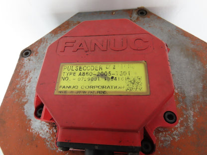 Fanuc A06B-0247-B401 Servo Motor 4kW 3000 RPM 230V 3PH Encoder A860-2005-T301