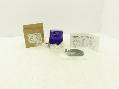 Edwards 48SINM-G1-20WH AdaptaBeacon Halogen Light Magenta Purple Steady On 24VDC