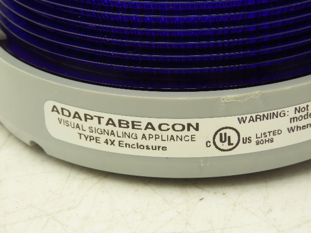 Edwards 48SINM-G1-20WH AdaptaBeacon Halogen Light Magenta Purple Steady On 24VDC