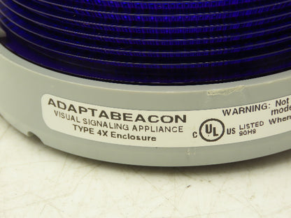 Edwards 48SINM-G1-20WH AdaptaBeacon Halogen Light Magenta Purple Steady On 24VDC