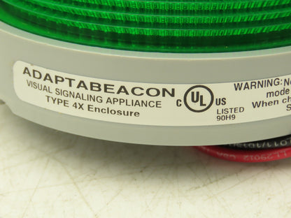 Edwards 48SING-G1-20WH AdaptaBeacon Halogen Light Green Steady On 24VDC