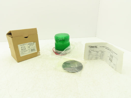 Edwards 48SING-G1-20WH AdaptaBeacon Halogen Light Green Steady On 24VDC