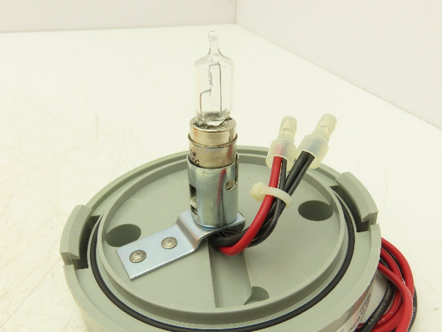 Edwards 48SINA-G1-20WH AdaptaBeacon Halogen Light Amber Orange Steady On 24VDC