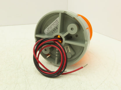 Edwards 48SINA-G1-20WH AdaptaBeacon Halogen Light Amber Orange Steady On 24VDC