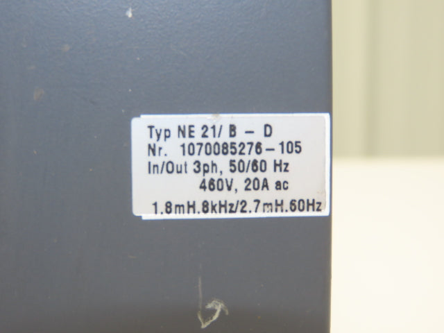 Bosch NE 21/B-D Power Supply 24V - 20A 460V 3PH