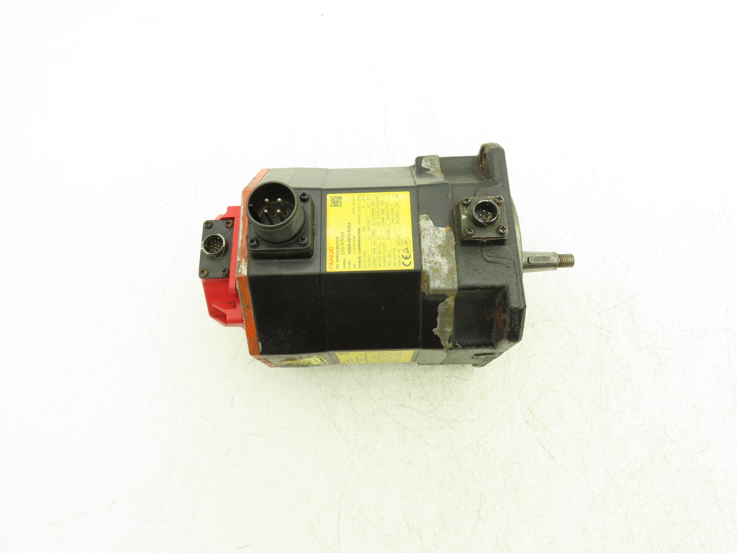 Fanuc A06B-0075-B303 AC Servo Motor 1.2kw 153V 2000rpm