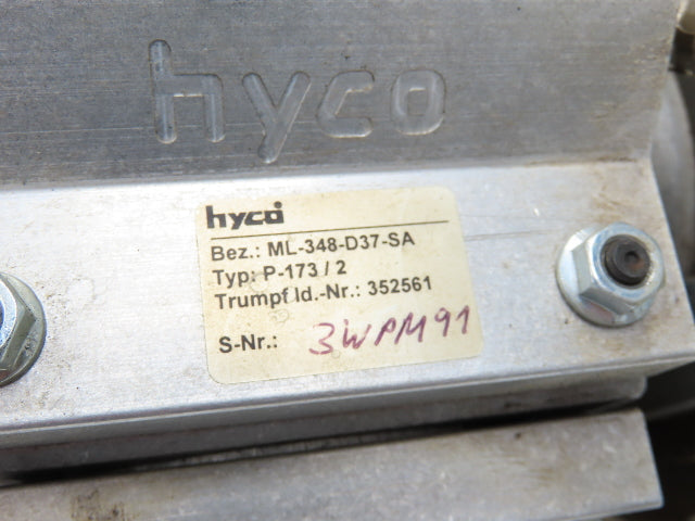 Siemens Hyco ML-348-D37-SA Diaphragm Vacuum Pump 3PH .43KW 230-460VAC
