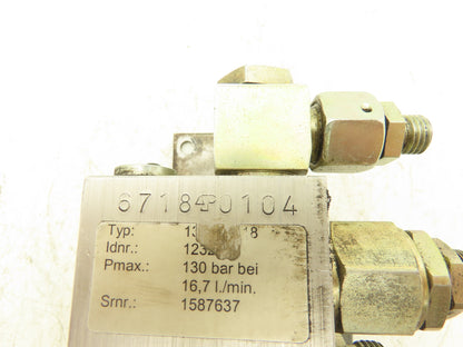 Trumpf 130006718 Flow Divider Hydraulic 130 BAR 16.7 l/min