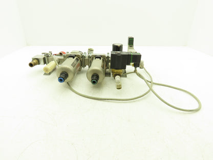 SMC VP344-5Y0S1-02A Pneumatic Air Filter Regulator Lubricator Valve Assembly 24V