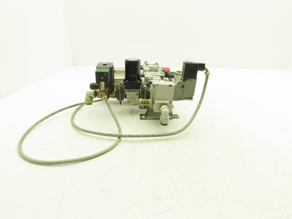 SMC VP344-5Y0S1-02A Pneumatic Air Filter Regulator Lubricator Valve Assembly 24V