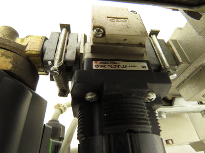 SMC VP344-5Y0S1-02A Pneumatic Air Filter Regulator Lubricator Valve Assembly 24V