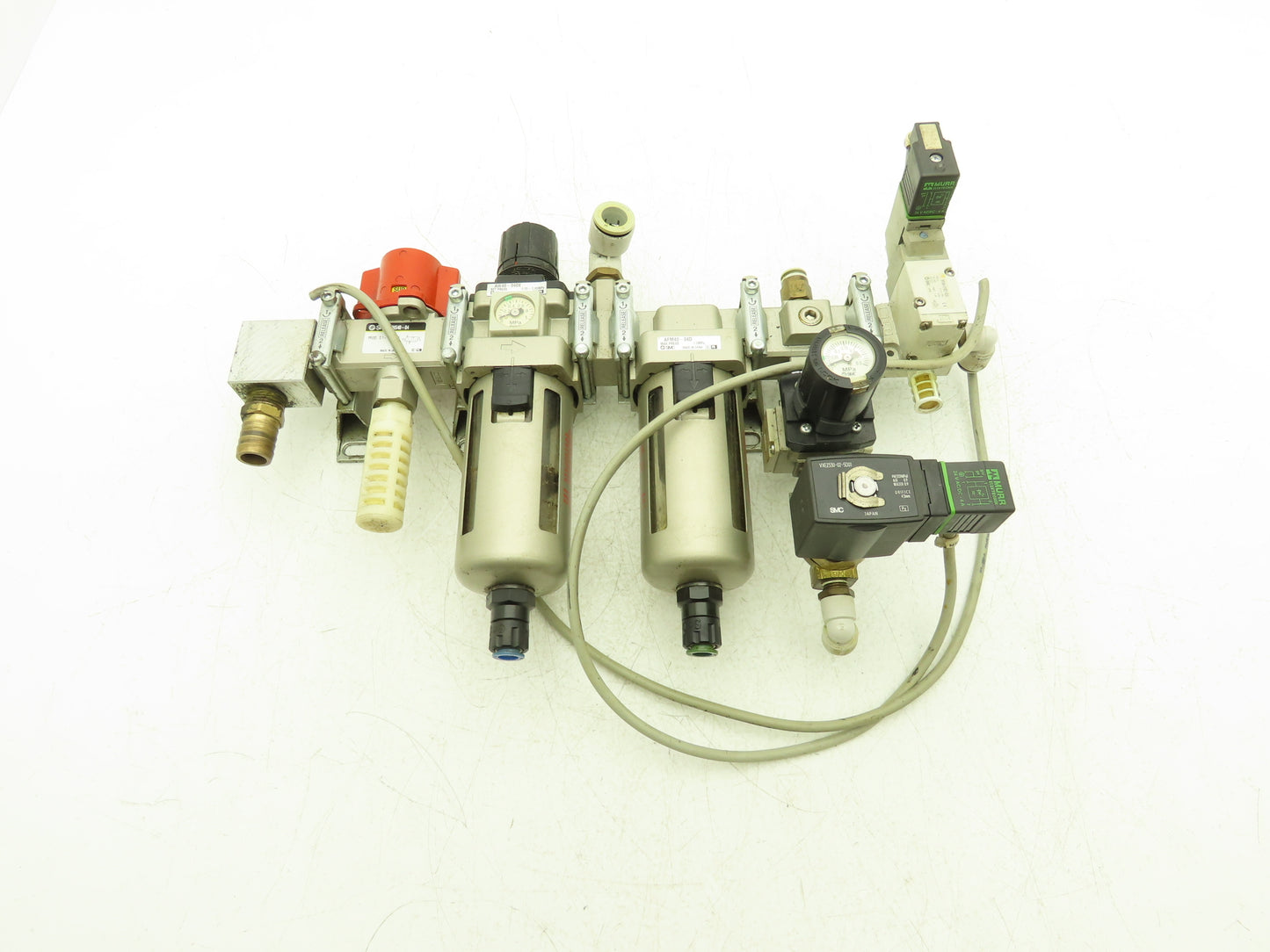 SMC VP344-5Y0S1-02A Pneumatic Air Filter Regulator Lubricator Valve Assembly 24V