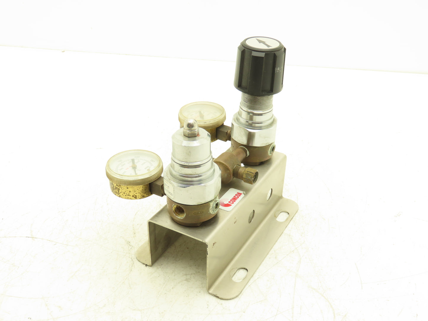 Concoa 6204012-01-000 Gas Regulator Set W/Gauges 0-4000 PSI