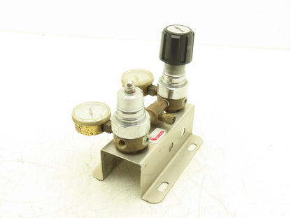 Concoa 6204012-01-000 Gas Regulator Set W/Gauges 0-4000 PSI