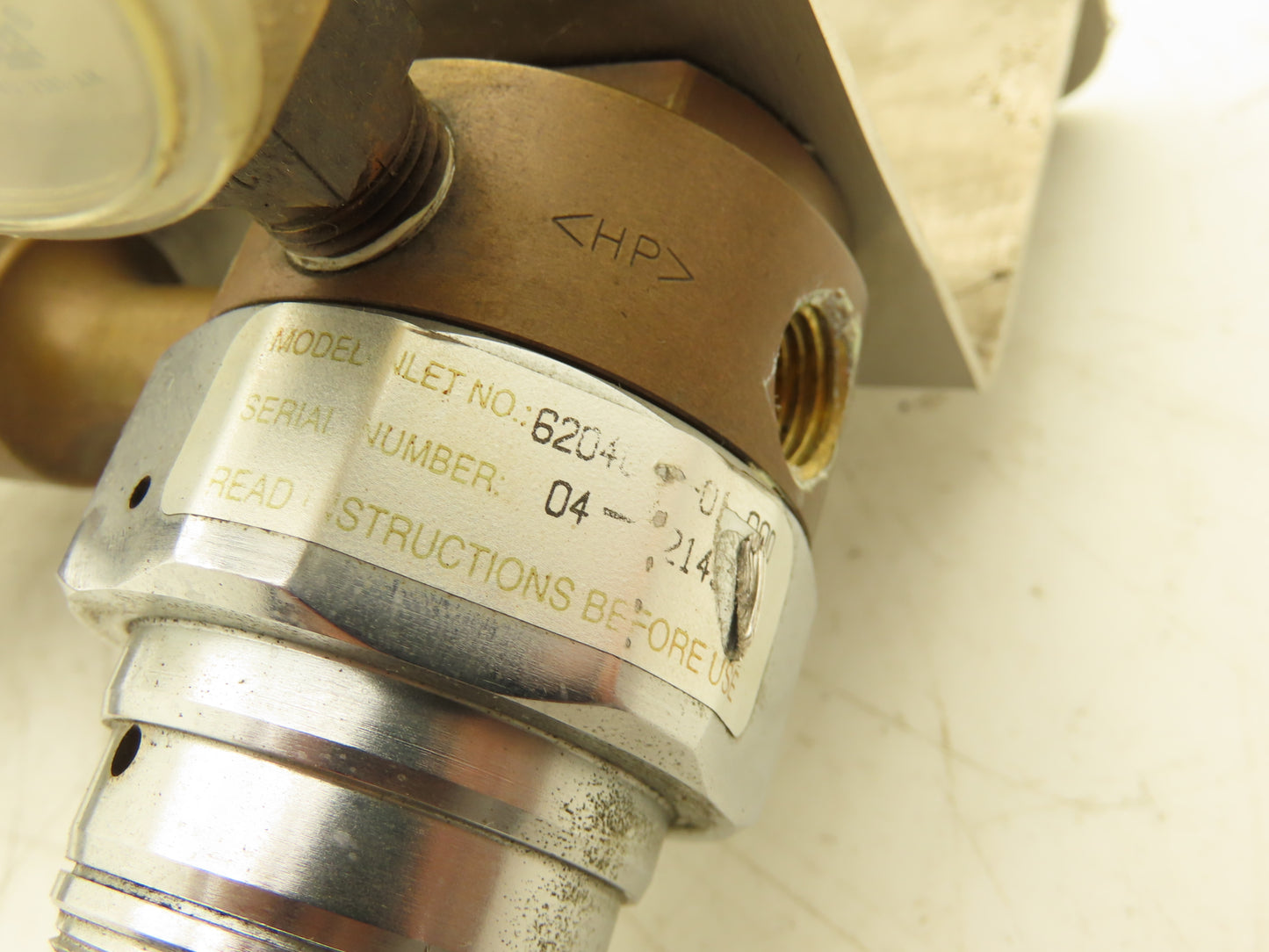 Concoa 6204012-01-000 Gas Regulator Set W/Gauges 0-4000 PSI