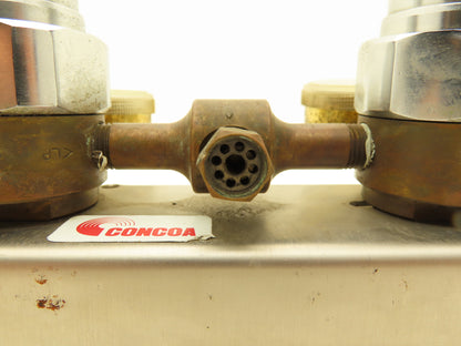 Concoa 6204012-01-000 Gas Regulator Set W/Gauges 0-4000 PSI