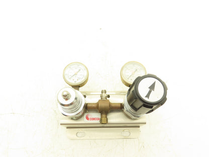 Concoa 6204012-01-000 Gas Regulator Set W/Gauges 0-4000 PSI