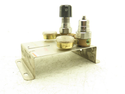 Concoa 6204612-82-580 Gas Regulator Set W/Gauges 0-4000 PSI