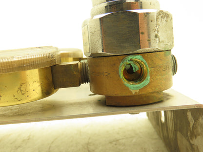 Concoa 6204612-82-580 Gas Regulator Set W/Gauges 0-4000 PSI