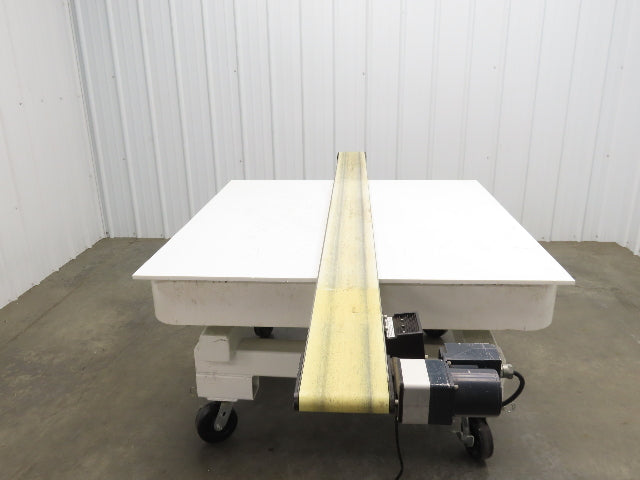 Dorner 2200 6"W x 8'L Low Profile Mini Belt Conveyor 115V Variable Speed 1-40FPM