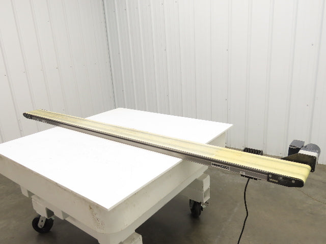 Dorner 2200 6"W x 8'L Low Profile Mini Belt Conveyor 115V Variable Speed 1-40FPM