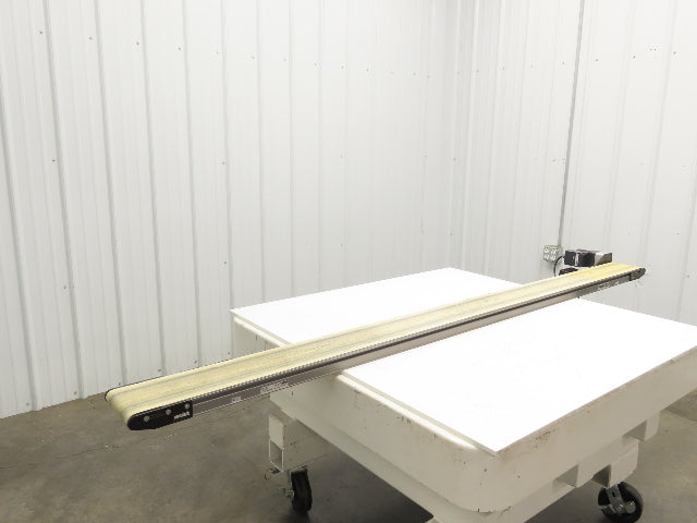 Dorner 2200 6"W x 8'L Low Profile Mini Belt Conveyor 115V Variable Speed 1-40FPM