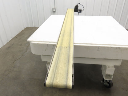 Dorner 2200 6"W x 8'L Low Profile Mini Belt Conveyor 115V Variable Speed 1-40FPM
