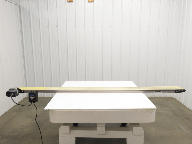Dorner 2200 6"W x 8'L Low Profile Mini Belt Conveyor 115V Variable Speed 1-40FPM