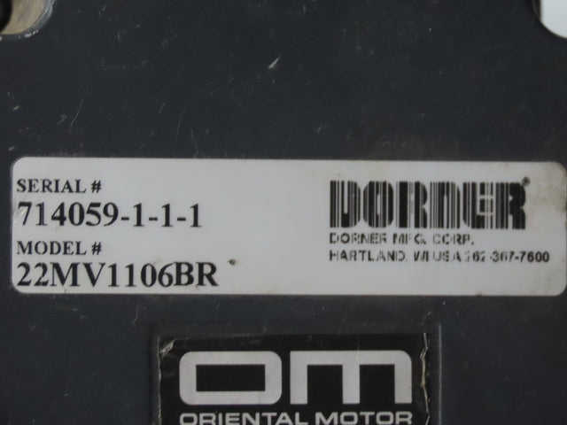 Dorner 2200 6"W x 8'L Low Profile Mini Belt Conveyor 115V Variable Speed 1-40FPM