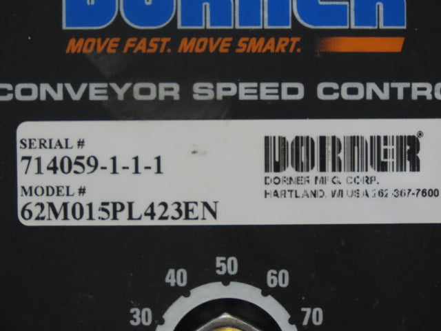 Dorner 2200 6"W x 8'L Low Profile Mini Belt Conveyor 115V Variable Speed 1-40FPM