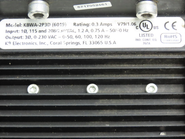 Dorner 2200 6"W x 8'L Low Profile Mini Belt Conveyor 115V Variable Speed 1-40FPM