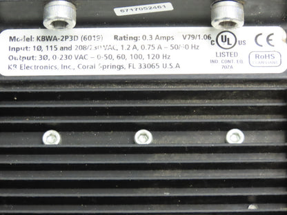 Dorner 2200 6"W x 8'L Low Profile Mini Belt Conveyor 115V Variable Speed 1-40FPM