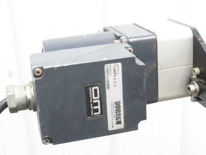 Dorner 2200 6"W x 8'L Low Profile Mini Belt Conveyor 115V Variable Speed 1-40FPM