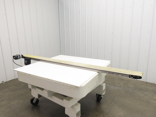 Dorner 2200 6"W x 8'L Low Profile Mini Belt Conveyor 115V Variable Speed 1-40FPM