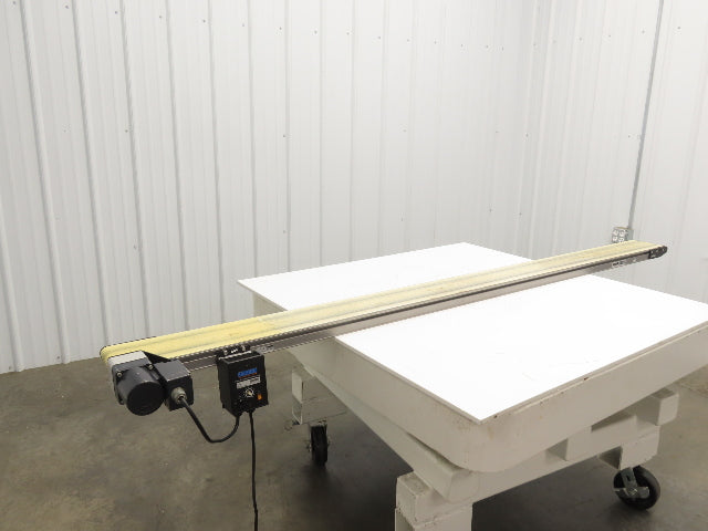 Dorner 2200 6"W x 8'L Low Profile Mini Belt Conveyor 115V Variable Speed 1-40FPM