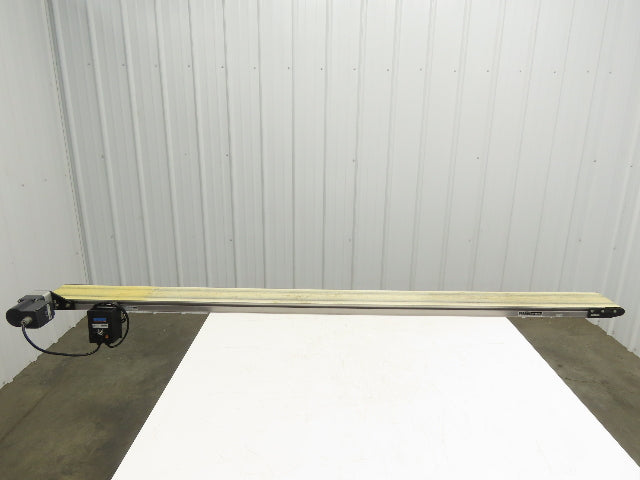 Dorner 2200 6"W x 8'L Low Profile Mini Belt Conveyor 115V Variable Speed 1-40FPM