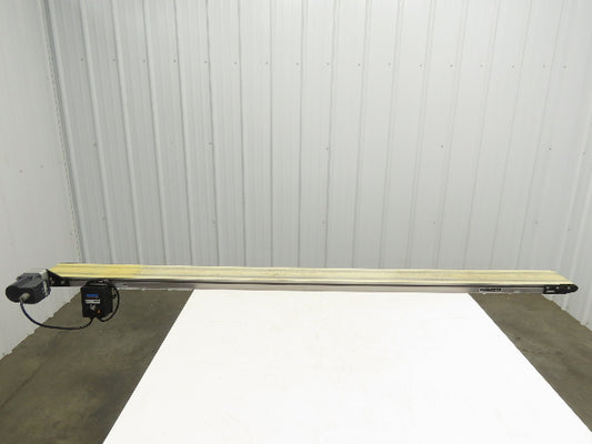 Dorner 2200 6"W x 8'L Low Profile Mini Belt Conveyor 115V Variable Speed 1-40FPM