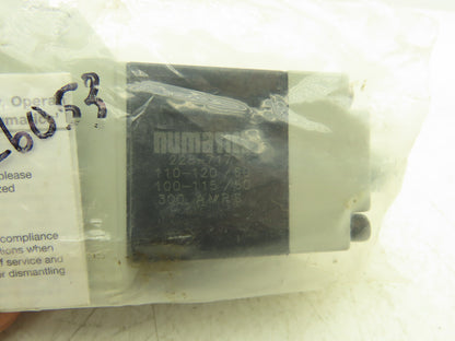 Numatics I34SS500K000030 Pneumatic Dual Solenoid Valve 3/4 Way 150 PSI 120VAC