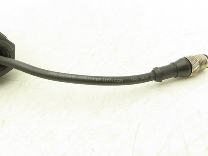 Banner TL50BGYRAQP Signal Light Stack Tower 4 Color 24V AC/DC Audible 8 Pin M12