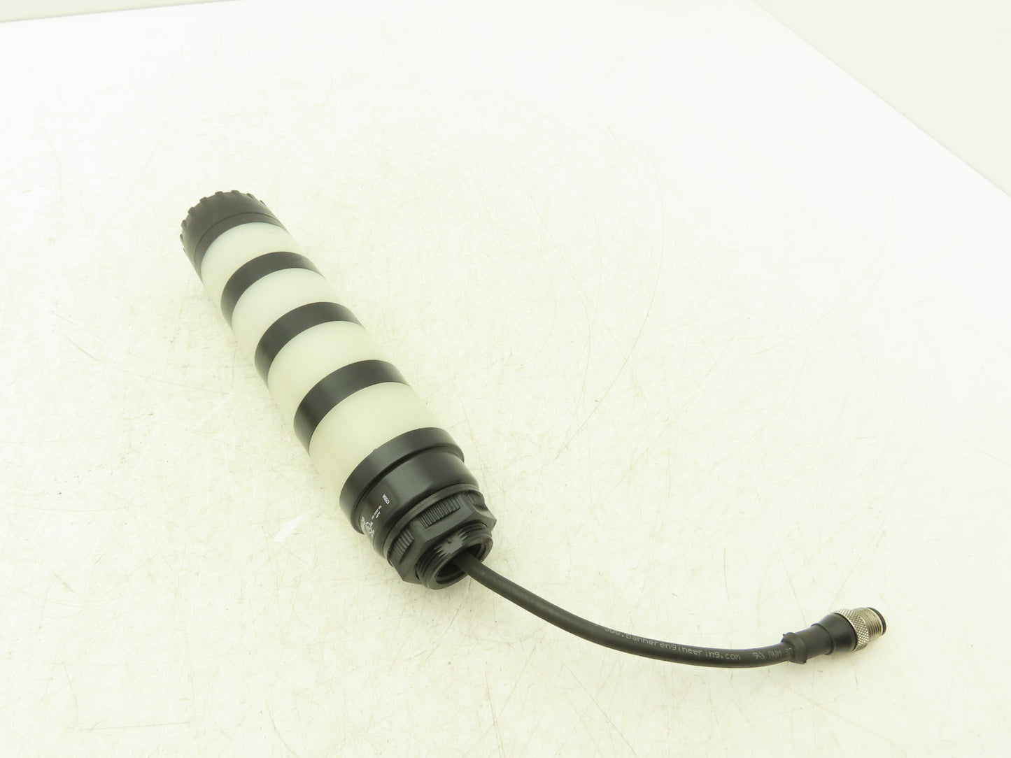 Banner TL50BGYRAQP Signal Light Stack Tower 4 Color 24V AC/DC Audible 8 Pin M12