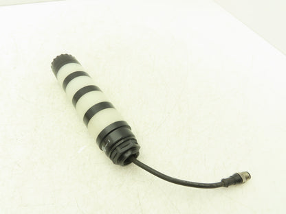 Banner TL50BGYRAQP Signal Light Stack Tower 4 Color 24V AC/DC Audible 8 Pin M12