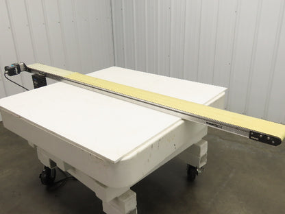Dorner 2200 6"W x 8'L Low Profile Mini Belt Conveyor 115V Variable Speed 1-40FPM