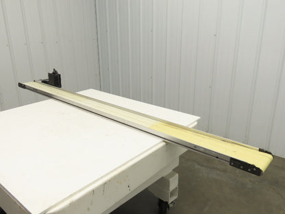 Dorner 2200 6"W x 8'L Low Profile Mini Belt Conveyor 115V Variable Speed 1-40FPM