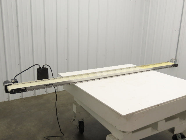 Dorner 2200 6"W x 8'L Low Profile Mini Belt Conveyor 115V Variable Speed 1-40FPM