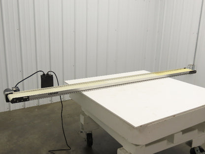 Dorner 2200 6"W x 8'L Low Profile Mini Belt Conveyor 115V Variable Speed 1-40FPM