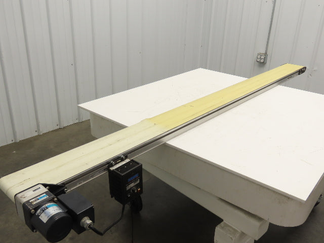 Dorner 2200 6"W x 8'L Low Profile Mini Belt Conveyor 115V Variable Speed 1-40FPM