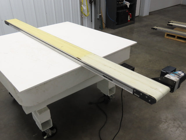 Dorner 2200 6"W x 8'L Low Profile Mini Belt Conveyor 115V Variable Speed 1-40FPM