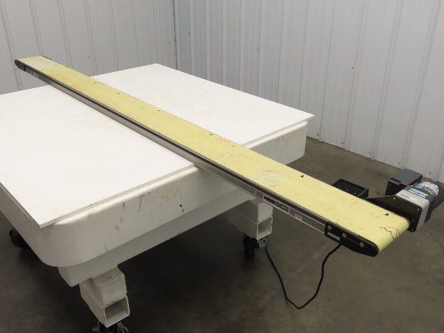 Dorner 2200 6"W x 8'L Low Profile Mini Belt Conveyor 115V Variable Speed 3-65FPM