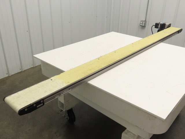 Dorner 2200 6"W x 8'L Low Profile Mini Belt Conveyor 115V Variable Speed 3-65FPM